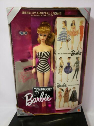 35th Anniversary Vintage Repro Barbie Doll 1993 Special Editon Mattel 11590 Nrfb