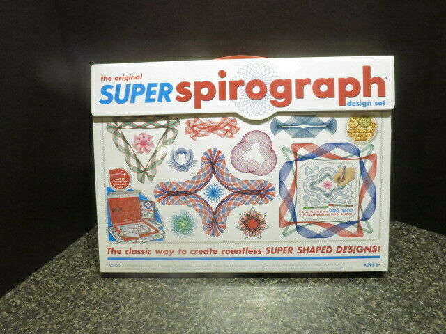 Super Spirograph 75-piece Jumbo Kit, 50th Anniversary Edition - Used.  No Pens.