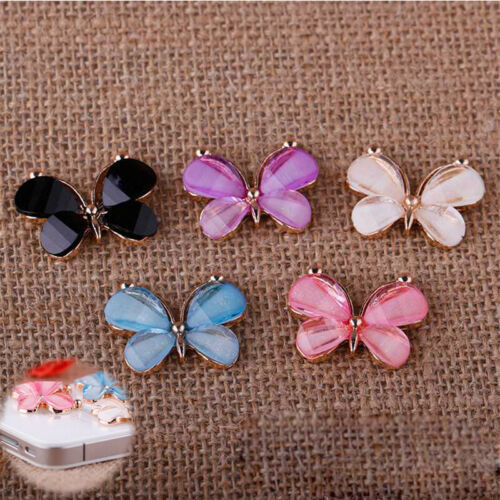 Scrapbooking Flatback Metal Butterfly Resin Crafts 10pcs 2.7x2.1cm For Phone