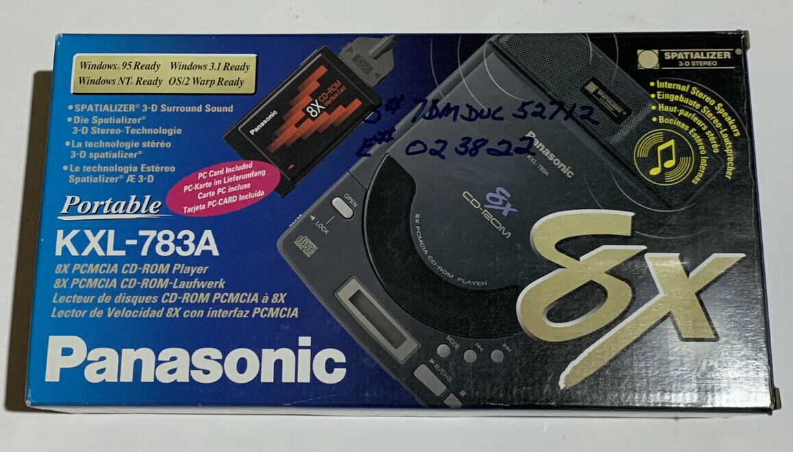 🔥panasonic Kxl-783a Cd-rom Player *completed In Original Box*