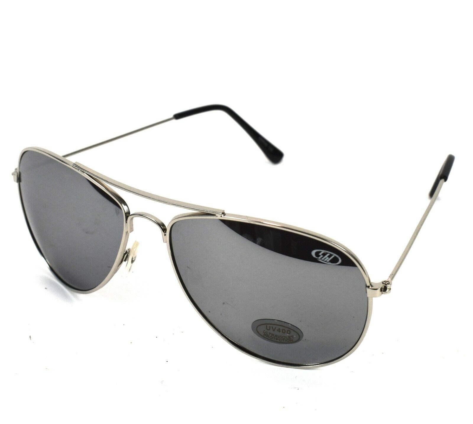 One Way Mirror Aviator Sunglasses * Uv400 * Shatter Resistant * Unisex * Mirror