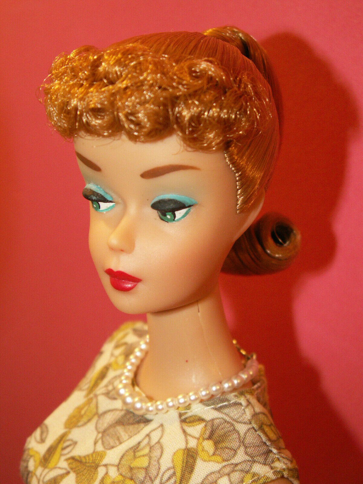 Barbie® Graduated Pearl Necklace Longest Length Mikelman Ooak I.t.s.o. #13314w