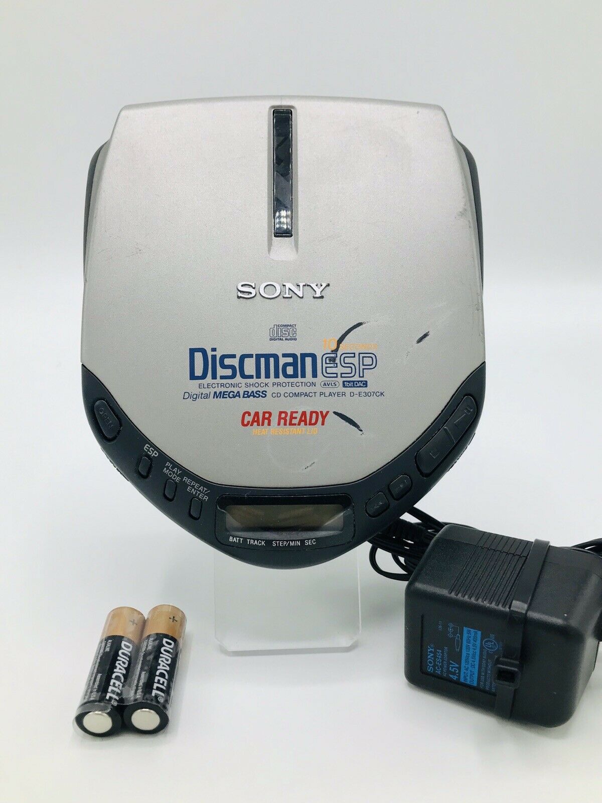 Retro Sony Discman D-e307ck Personal Portable Cd Player 1997 Vintage - Tested