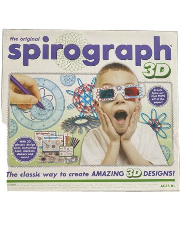 The Original Spirograph 3d Kit, Set, Arts Crafts, Drawing, Kahoots, Brand New