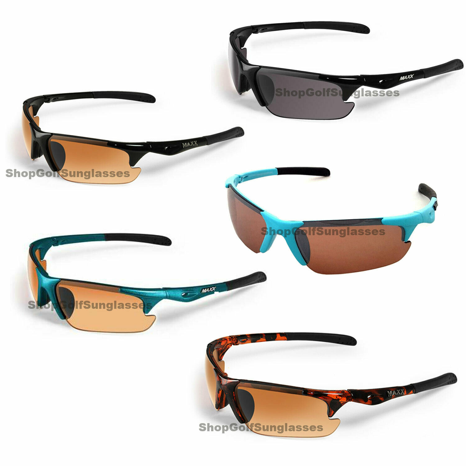 Maxx Storm Hd Black Tortoise Turquoise Sunglasses Choose Your Style