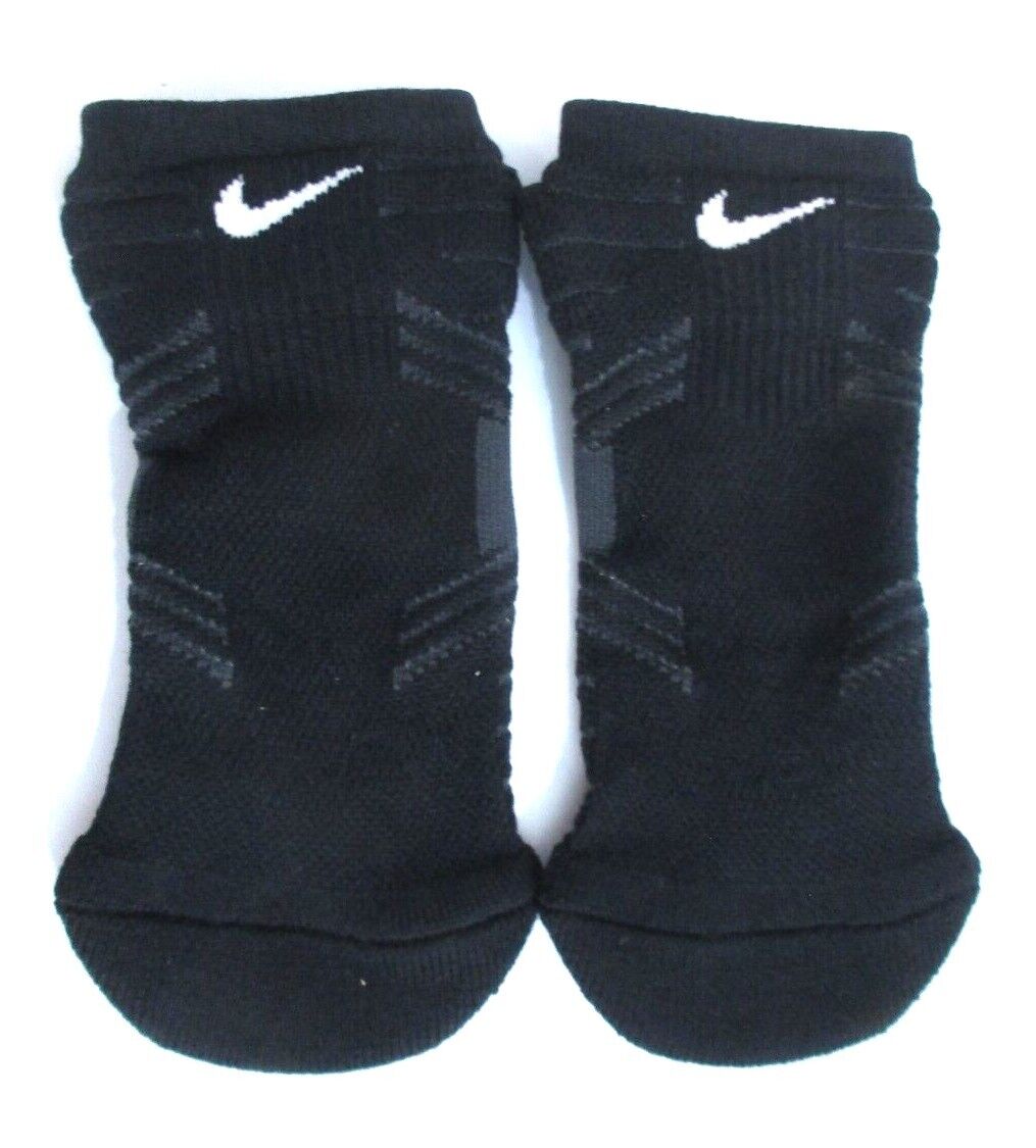 Nike Cushioned No Show Dri Fit Black Sport Socks Size Lg ~ Psx302 901
