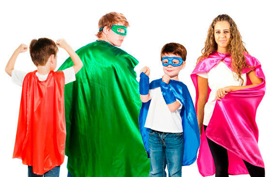 Everfan Superhero Cape - Kids And Adult - 14 Color Options