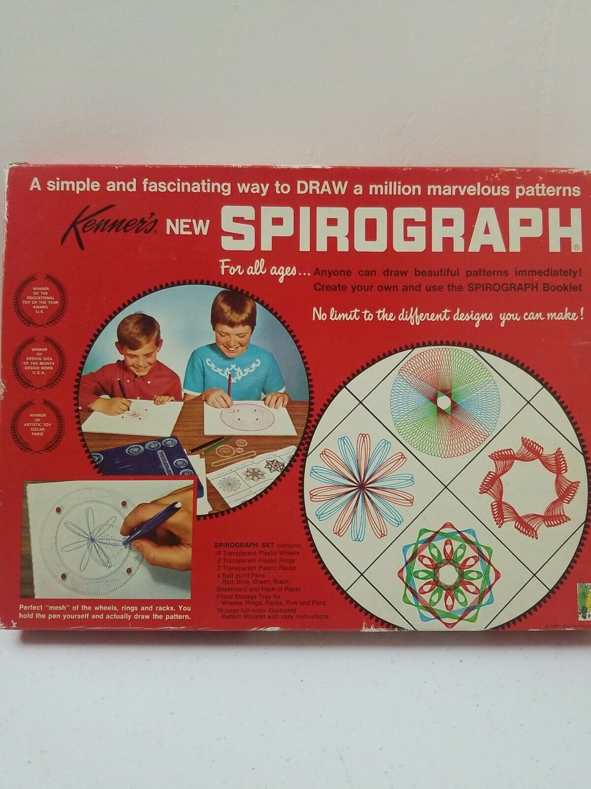 Vintage 1967 Kenner's Spirograph Set No.401