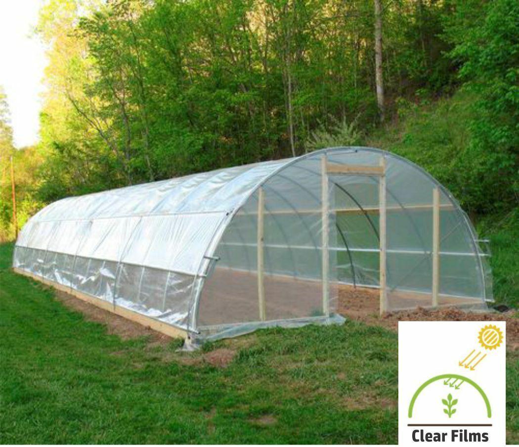4 Year 6 Mil Clear Plastic Greenhouse Poly Film 25 Ft. Wide - *various Lengths*