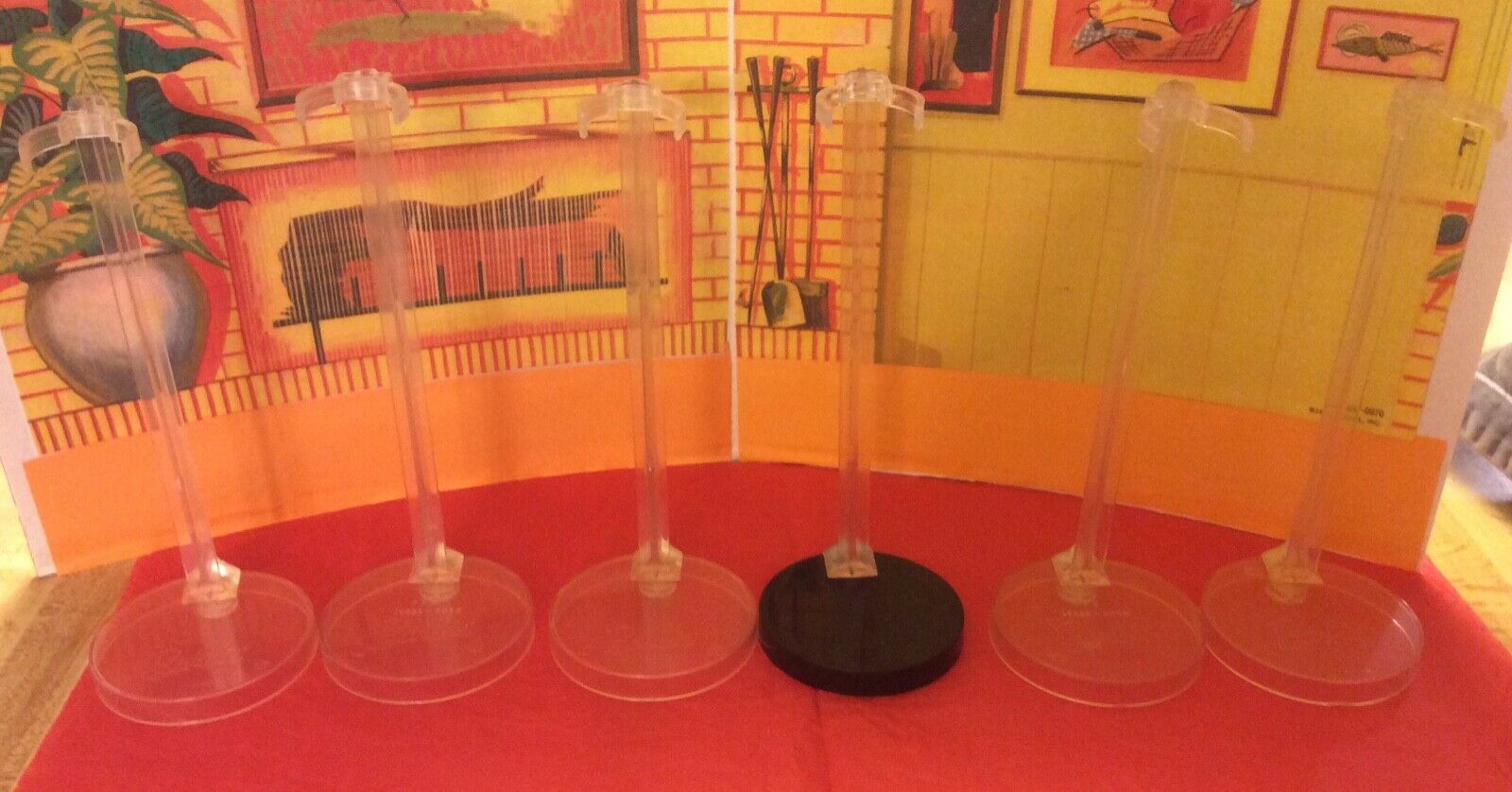 6  Reproduction Barbie Stands