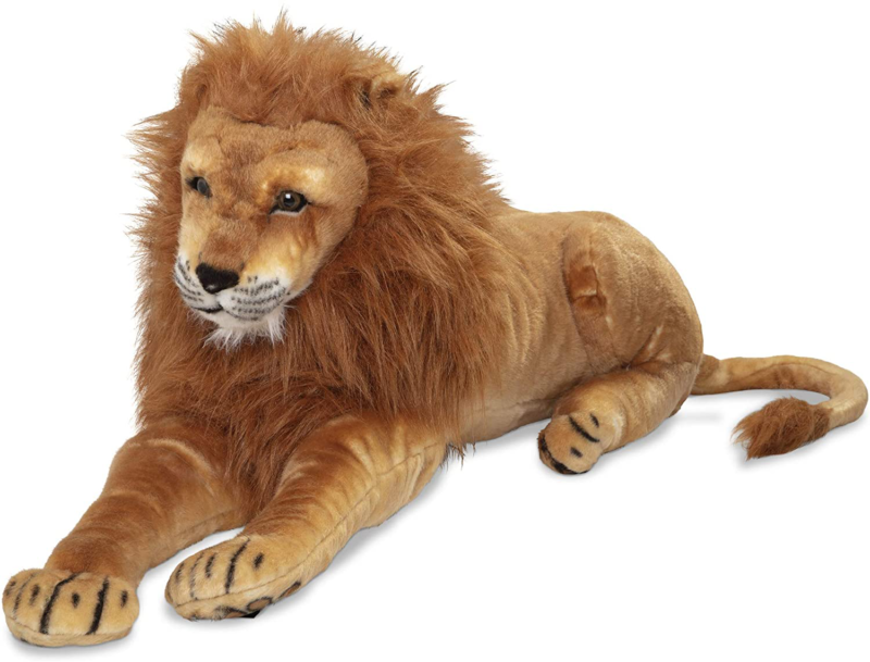 Melissa & Doug Giant Lion - Lifelike Stuffed Animal (over 6 Feet Long)