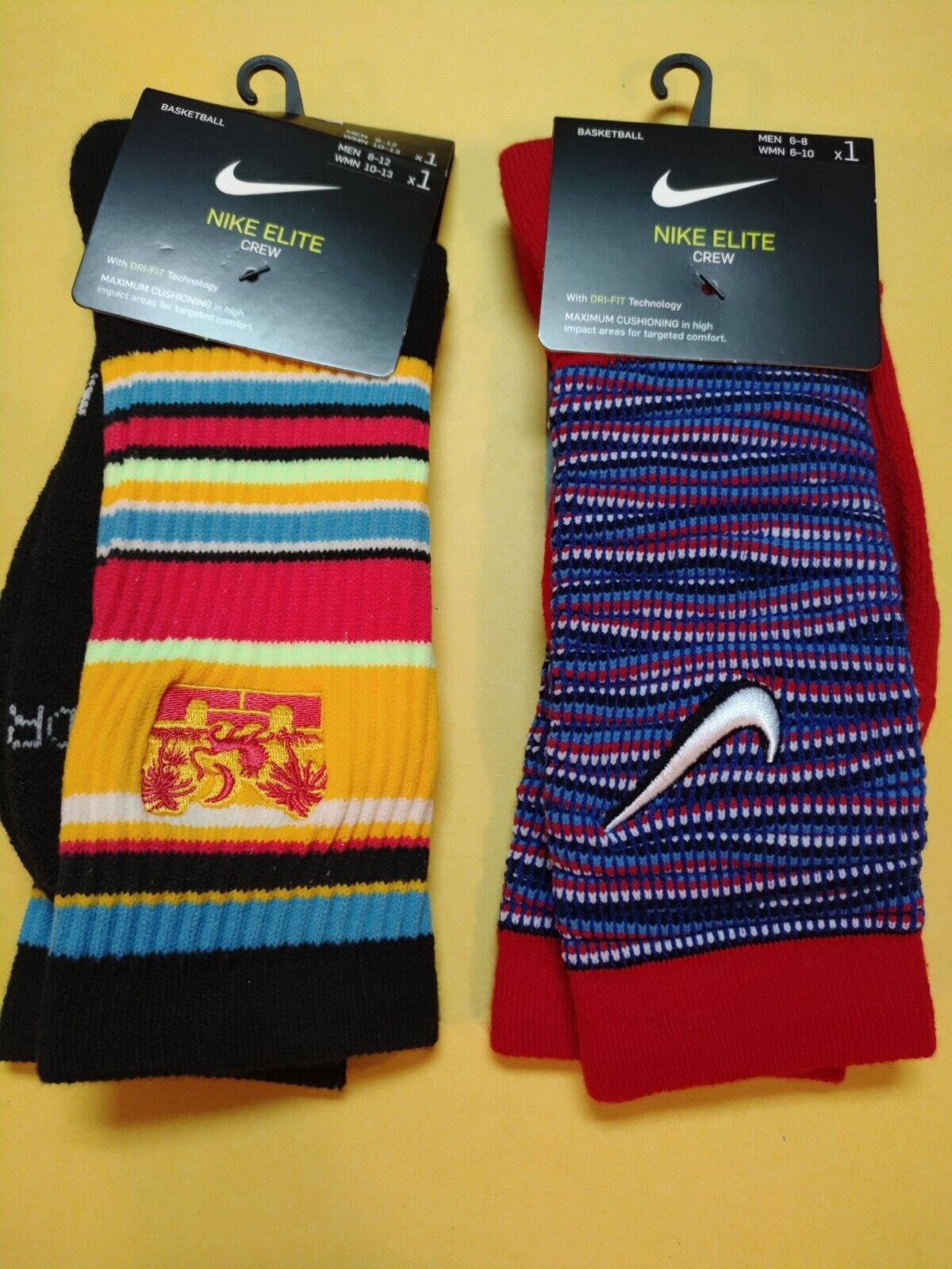 Nike Elite Basketball 🏀 Crew Socks Brand New  2 Pair